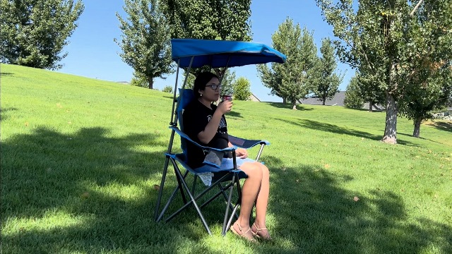 Amazon.com : ALPHA CAMP Heavy Duty Canopy Camping Chair, 350 lbs